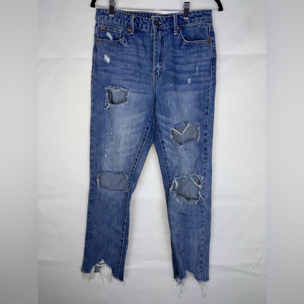 Distressed SPECIAL A Women light Wash Jeans 7